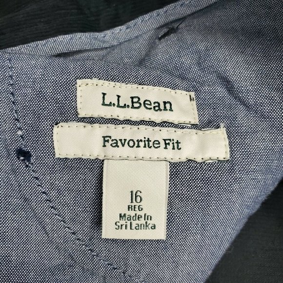LL Bean Favorite Fit 16 Regular Women Black Pants - Picture 14 of 14